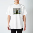 ノロ エイスケのMelting snow（油絵） スタンダードTシャツ