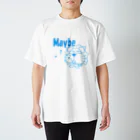 ワン太フルのTシャツ屋さんのライオン君 Maybe ブルー Regular Fit T-Shirt