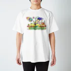 YoshidavisionのHealing acupuncture Regular Fit T-Shirt