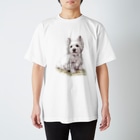 Momojiの犬画のウェスティ2 Regular Fit T-Shirt