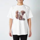 Momojiの犬画のプードル8 Regular Fit T-Shirt