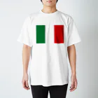 ゴロニャーのダサT屋さんのイタリア代表グッズ #国旗 スタンダードTシャツ