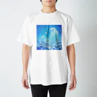 BARE FEET/猫田博人の沖縄の海とアザラシ Regular Fit T-Shirt