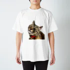 ねこまちランドのモカのお眠りタイム Regular Fit T-Shirt