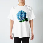 aiueoneko358のあじさい Regular Fit T-Shirt