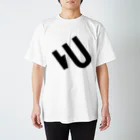 ハリジロウのPRINTED 'HARIJIRO LOGO TEE' WHITE ハリジロウ Regular Fit T-Shirt