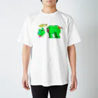 日本Tシャツ協会の首落ち犬Tシャツ スタンダードTシャツ
