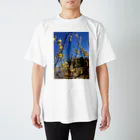 ふかみどりのお家の晴れた日の畑 Regular Fit T-Shirt