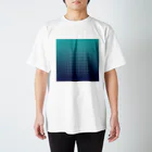 sakekoの青いグラデーション将棋盤 スタンダードTシャツ