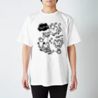 ほんわかマーケットのねこちゃん スタンダードTシャツ