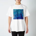 水草のBlue Regular Fit T-Shirt