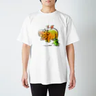 ハチノショップ　スズリ店のかじられドラゴン Regular Fit T-Shirt