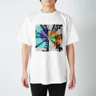 Re:3(リースリー)repeat_reset_replayのリバティー＋展開 Regular Fit T-Shirt