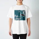 AwesomeのBlack kite Regular Fit T-Shirt