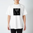tのトミクマ ブラック×ホワイト Regular Fit T-Shirt