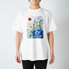 朝日奈ゆゆの青猫しょこら Regular Fit T-Shirt