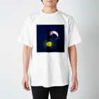 さつきうさぎえびえびショップの宇宙えび丸 スタンダードTシャツ