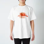 恐竜と宇宙大好き5才のショップの赤きょうりゅう Regular Fit T-Shirt