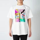 POWAQAのアートグラフィックTシャツ Regular Fit T-Shirt