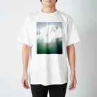 Designed by calm life.のFlower#3 Regular Fit T-Shirt