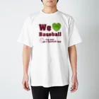 キッズモード某のWe love Baseball(レッド) 티셔츠