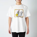 mizutama_のHappy Day!(にわとりとひよこ) Regular Fit T-Shirt