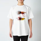 まるよし絵画教室のにじいろ金魚1 スタンダードTシャツ