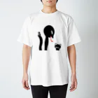 ぶほ本舗の2人は仲良し(黒) Regular Fit T-Shirt