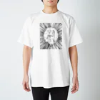 Pasaran_Worksのパサラン黒　必死 Regular Fit T-Shirt