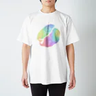 hige_to_meganeの虹色コーヒー豆 Regular Fit T-Shirt