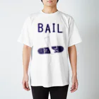 NIKORASU GOのスケボーデザイン「BAIL」 スタンダードTシャツ