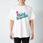 リカクリエイトのBB立ポーズグリーンロゴ スタンダードTシャツ