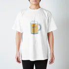 いちごみるくのゆめ໒꒱· ﾟのねこ泡ビール🍺 Regular Fit T-Shirt