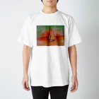 母のイラストグッズ♡のオレンジの想い出 Regular Fit T-Shirt