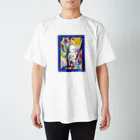 MICHIKUSA STUDIOSのコオ二とひよこ Regular Fit T-Shirt