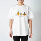 わたわたぽぽぽのWe are curry(カラー) Regular Fit T-Shirt