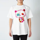ヒフミヨイの花パンダ Regular Fit T-Shirt