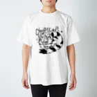 frmeowのCheshireCat [Black-AmericanShorthair] Regular Fit T-Shirt