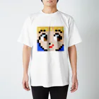 163のドット絵　女の子 スタンダードTシャツ