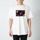 宇宙たいやきの宇宙たいやき　カスタード Regular Fit T-Shirt