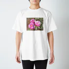 kopanの虹の世界のpink Rose スタンダードTシャツ