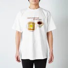 Draw freelyのいつもの朝食　洋 スタンダードTシャツ