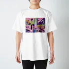 クロミケハチワレのAkari's works -カラフルなスイカ- スタンダードTシャツ