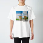 音波屋オンラインショップのエリンギ星人スキップ Regular Fit T-Shirt