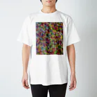 でおきしりぼ子の実験室のFluorish_Colours(規定の大きさ) Regular Fit T-Shirt