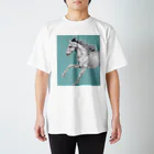 馬の絵の画家　斉藤いつみの馬の素描Tシャツ9 Regular Fit T-Shirt