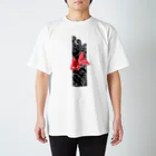 ほるまチゴハヤブサ堂のドクロ金魚 Regular Fit T-Shirt