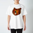 ハルコの心無きラクガキのお店の渾身のクマさん スタンダードTシャツ