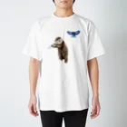  藤ねこりえ/ 𝙁𝙐𝙅𝙄𝙣𝙚𝙘𝙤𝙧𝙞𝙚のフルート奏者かわうそ スタンダードTシャツ