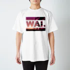 立花けんのグッズ屋さんのWAIT (ハワイアン) スタンダードTシャツ